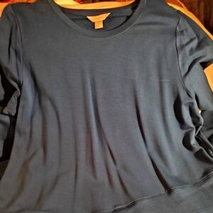 Blue CJ Banks Tunic Top